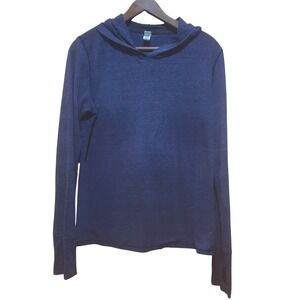 Alo Yoga Hoodie Womens Size XXL (read) Blue Activewear Athleisure Loungewear
